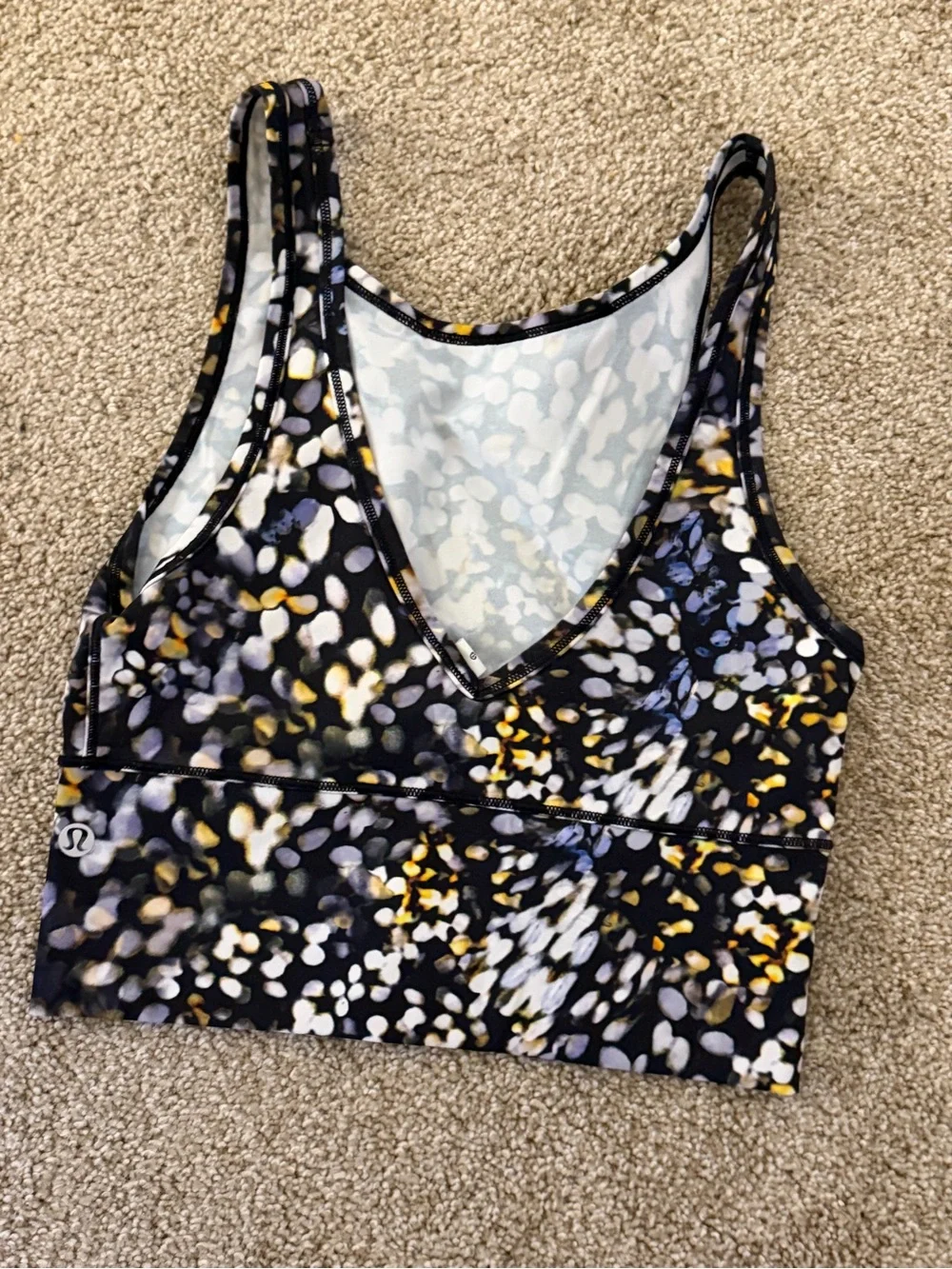 Lululemon Power Pivot Tank Metropolis Glow Multi Sz 4